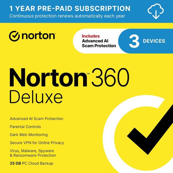 Norton 360 Deluxe - Antivirus